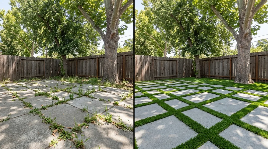 Result artificial grass installation in Sacramento - Sacramento Turf Installation