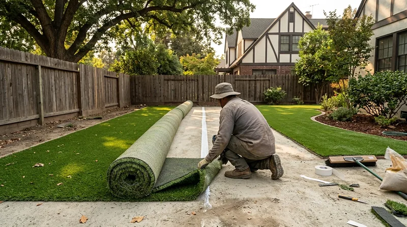 Residential Artificial Grass Installation Sacramento